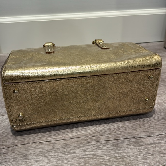 Metallic Gold Kate Spade Handbag - Picture 6 of 8